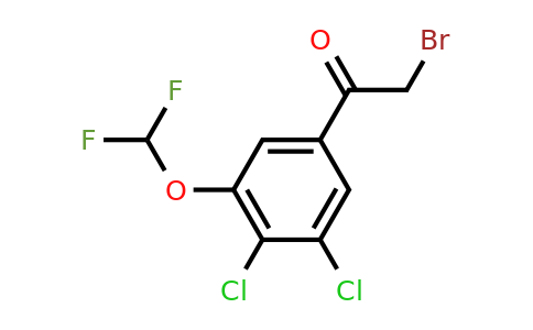 1806301-36-9 | 3',4'-Dichloro-5'-(difluoromethoxy)phenacyl bromide