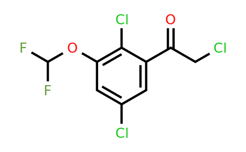 1806301-42-7 | 2',5'-Dichloro-3'-(difluoromethoxy)phenacyl chloride