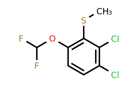 1806301-72-3 | 2,3-Dichloro-6-(difluoromethoxy)thioanisole