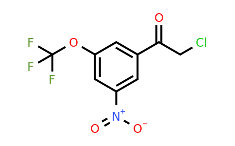 1806302-32-8 | 3'-Nitro-5'-(trifluoromethoxy)phenacyl chloride