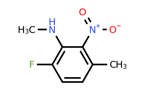 1806302-43-1 | 6-Fluoro-N,3-dimethyl-2-nitroaniline