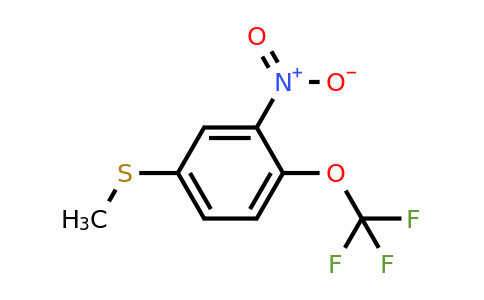 1806302-54-4 | 3-Nitro-4-(trifluoromethoxy)thioanisole