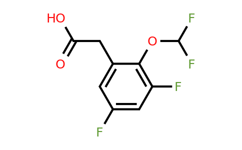 1806302-76-0 | 3,5-Difluoro-2-(difluoromethoxy)phenylacetic acid