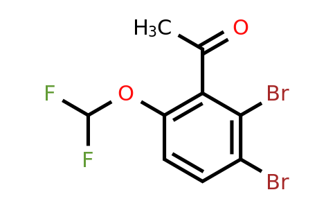 1806302-97-5 | 2',3'-Dibromo-6'-(difluoromethoxy)acetophenone