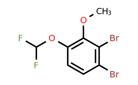 1806303-11-6 | 2,3-Dibromo-6-(difluoromethoxy)anisole