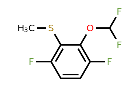 1806303-18-3 | 3,6-Difluoro-2-(difluoromethoxy)thioanisole