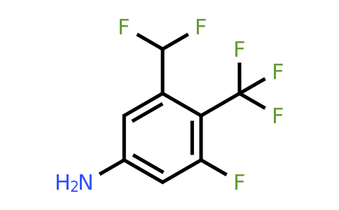 1806303-26-3 | 3-Difluoromethyl-5-fluoro-4-(trifluoromethyl)aniline