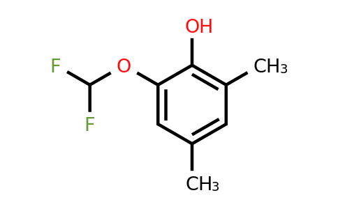 1806303-29-6 | 2-Difluoromethoxy-4,6-dimethylphenol