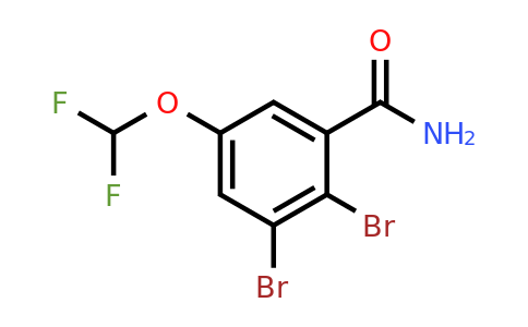 1806303-35-4 | 2,3-Dibromo-5-(difluoromethoxy)benzamide