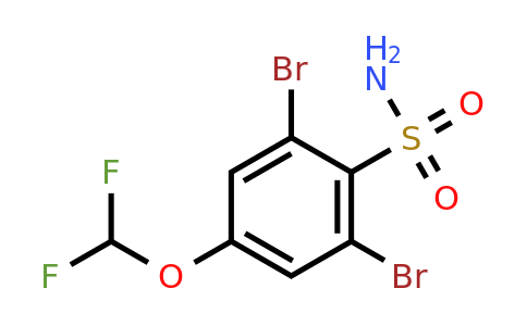 1806303-44-5 | 2,6-Dibromo-4-(difluoromethoxy)benzenesulfonamide