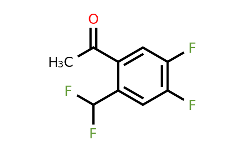 1806303-60-5 | 4',5'-Difluoro-2'-(difluoromethyl)acetophenone