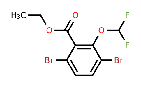 1806303-66-1 | Ethyl 3,6-dibromo-2-(difluoromethoxy)benzoate