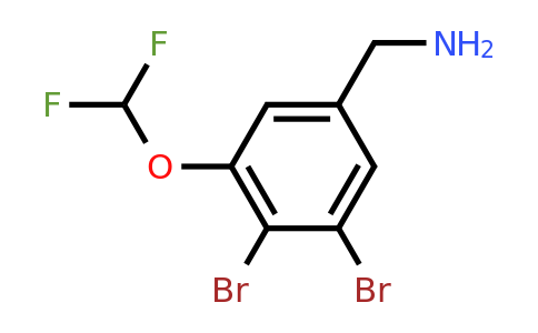 1806304-02-8 | 3,4-Dibromo-5-(difluoromethoxy)benzylamine