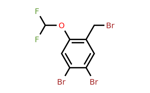 1806304-12-0 | 4,5-Dibromo-2-(difluoromethoxy)benzyl bromide