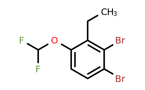 1806304-33-5 | 1,2-Dibromo-4-difluoromethoxy-3-ethylbenzene