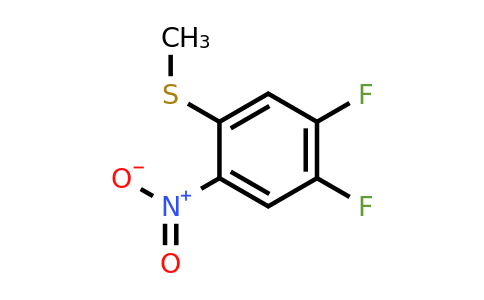 1806304-98-2 | 4,5-Difluoro-2-nitrothioanisole