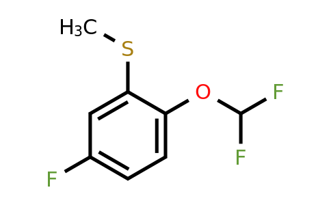 1806305-19-0 | 2-Difluoromethoxy-5-fluorothioanisole