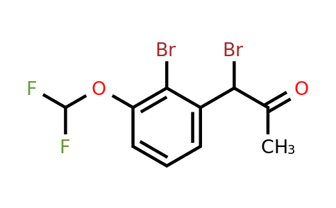 1806305-91-8 | 1-Bromo-1-(2-bromo-3-(difluoromethoxy)phenyl)propan-2-one