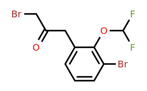 1806305-98-5 | 1-Bromo-3-(3-bromo-2-(difluoromethoxy)phenyl)propan-2-one