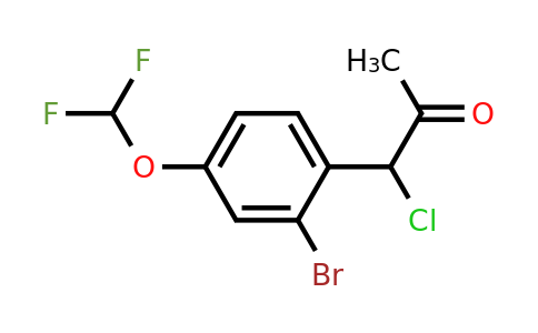 1806306-01-3 | 1-(2-Bromo-4-(difluoromethoxy)phenyl)-1-chloropropan-2-one