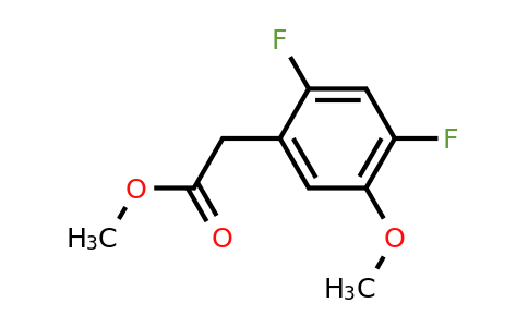 1806306-22-8 | Methyl 2,4-difluoro-5-methoxyphenylacetate