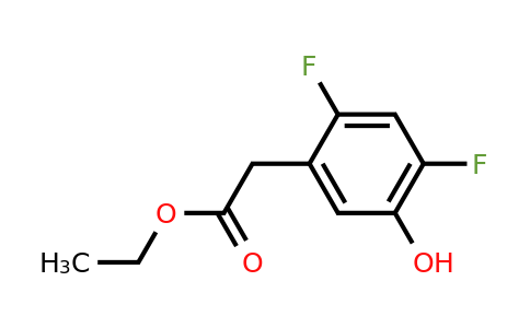 1806306-62-6 | Ethyl 2,4-difluoro-5-hydroxyphenylacetate