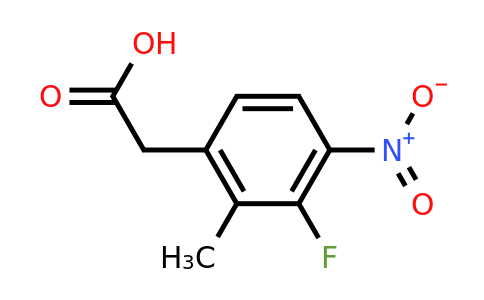 1806307-51-6 | 3-Fluoro-2-methyl-4-nitrophenylacetic acid