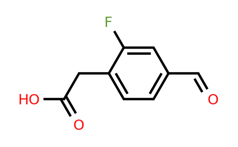 1806308-37-1 | 2-Fluoro-4-formylphenylacetic acid