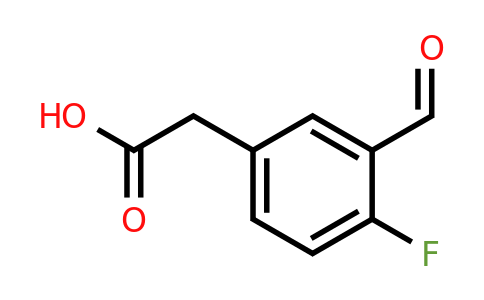 1806308-42-8 | 4-Fluoro-3-formylphenylacetic acid