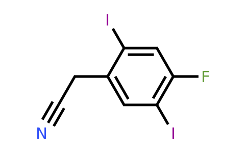 1806309-35-2 | 2,5-Diiodo-4-fluorophenylacetonitrile