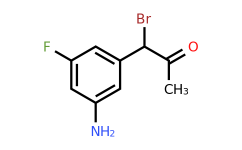1806309-45-4 | 1-(3-Amino-5-fluorophenyl)-1-bromopropan-2-one