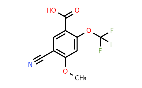 1806309-57-8 | 5-Cyano-4-methoxy-2-(trifluoromethoxy)benzoic acid