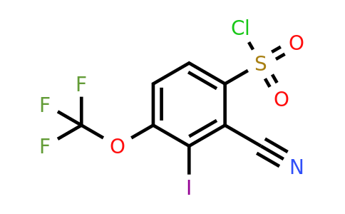 1806309-86-3 | 2-Cyano-3-iodo-4-(trifluoromethoxy)benzenesulfonylchloride