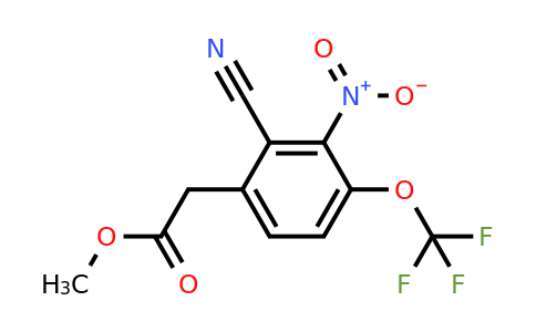1806309-90-9 | Methyl 2-cyano-3-nitro-4-(trifluoromethoxy)phenylacetate