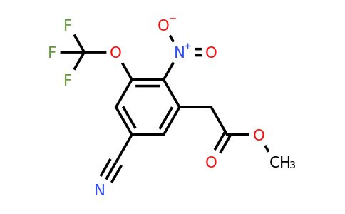 1806310-01-9 | Methyl 5-cyano-2-nitro-3-(trifluoromethoxy)phenylacetate