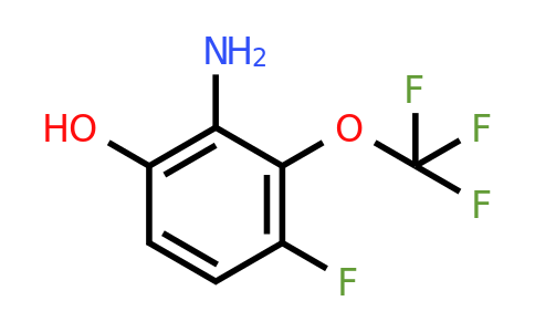 1806310-14-4 | 3-Fluoro-6-hydroxy-2-(trifluoromethoxy)aniline