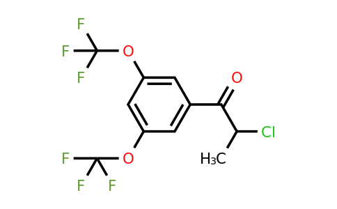 1806310-23-5 | 1-(3,5-Bis(trifluoromethoxy)phenyl)-2-chloropropan-1-one