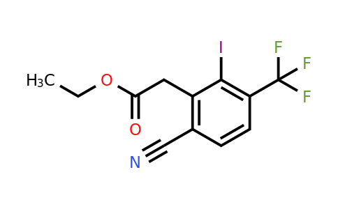 1806310-54-2 | Ethyl 6-cyano-2-iodo-3-(trifluoromethyl)phenylacetate