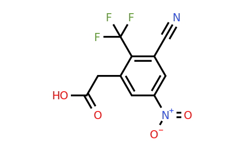 1806310-63-3 | 3-Cyano-5-nitro-2-(trifluoromethyl)phenylacetic acid
