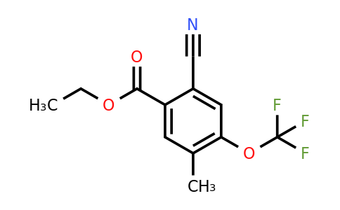 1806311-94-3 | Ethyl 2-cyano-5-methyl-4-(trifluoromethoxy)benzoate