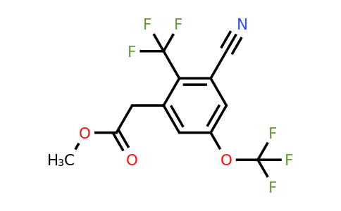 1806312-02-6 | Methyl 3-cyano-5-trifluoromethoxy-2-(trifluoromethyl)phenylacetate