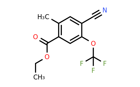 1806312-03-7 | Ethyl 4-cyano-2-methyl-5-(trifluoromethoxy)benzoate