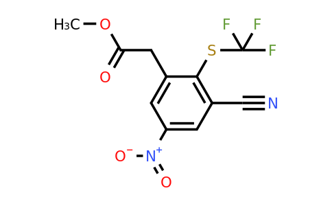 1806312-07-1 | Methyl 3-cyano-5-nitro-2-(trifluoromethylthio)phenylacetate