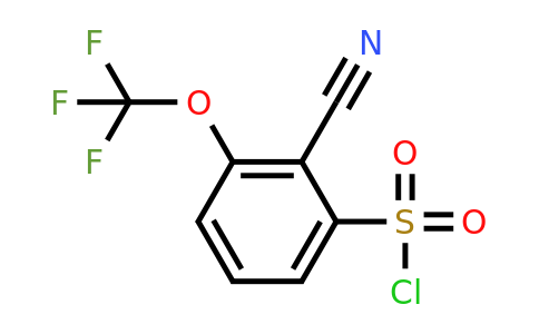 1806312-21-9 | 2-Cyano-3-(trifluoromethoxy)benzenesulfonylchloride