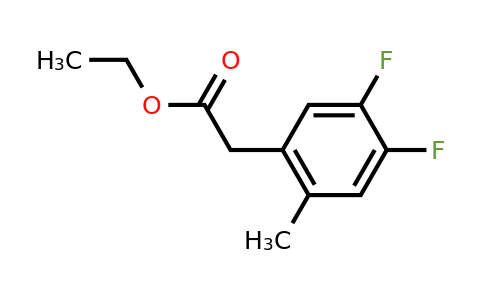 1806312-38-8 | Ethyl 4,5-difluoro-2-methylphenylacetate