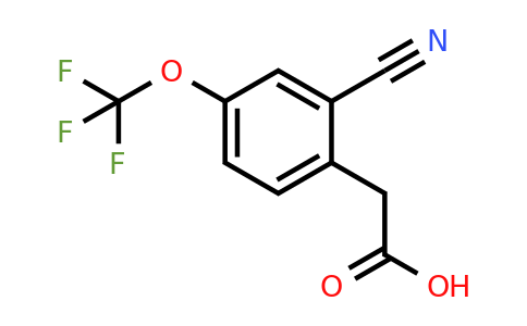 1806312-43-5 | 2-Cyano-4-(trifluoromethoxy)phenylacetic acid
