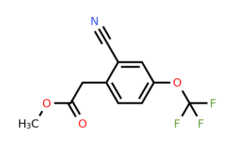 1806312-55-9 | Methyl 2-cyano-4-(trifluoromethoxy)phenylacetate