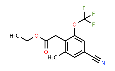 1806313-02-9 | Ethyl 4-cyano-2-methyl-6-(trifluoromethoxy)phenylacetate