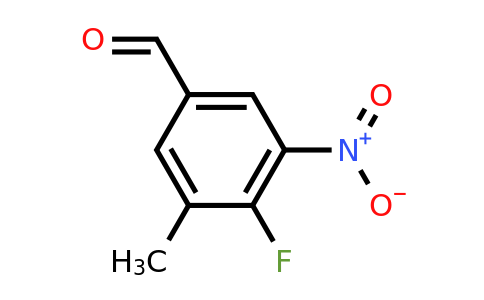 1806313-05-2 | 4-Fluoro-3-methyl-5-nitrobenzaldehyde