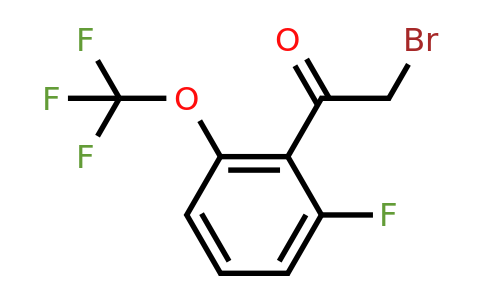 1806313-09-6 | 2'-Fluoro-6'-(trifluoromethoxy)phenacyl bromide